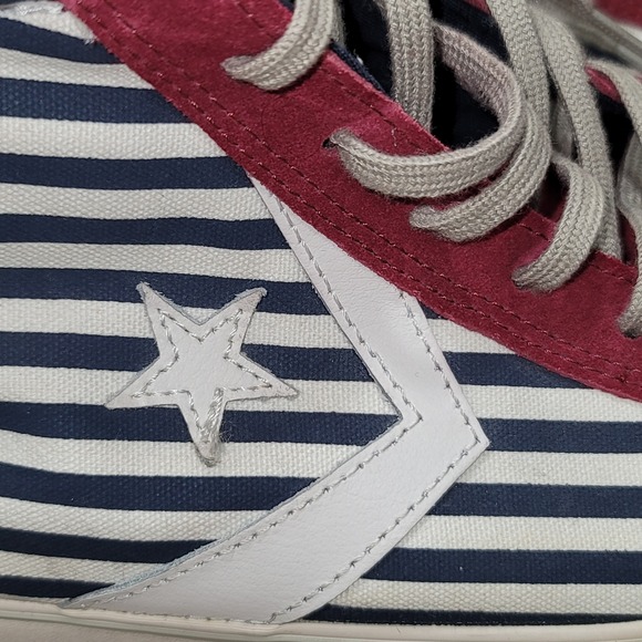 Unisex Converse‎ Con Pro Leather Skate Sneakers Striped Men 10.5 Women 12 Grunge - Picture 9 of 9